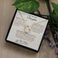 Forever Love necklace Gift For Daughter From Mom, Daughter Mother Necklace, Christmas, Birthday, Special Occasion
