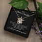 To My Bonus Daughter Forever Love Necklace Gift for Christmas, Birthday, Just Because