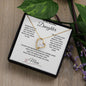 Forever Love Necklace Daughter Gift from Mom to Daughter Necklace for Daughter Gift for Daughter from Mom daughter Christmas Gift birthday gift