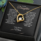 Forever Love necklace Daughter Christmas Gift from Mom to Daughter Necklace for Daughter Gift for Daughter from Mom Daughter Birthday Gift