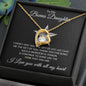To My Bonus Daughter Forever Love Necklace Gift for Christmas, Birthday, Just Because