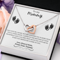 To My Mommy Interlocking Heart Necklace