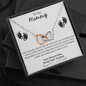 To My Mommy Interlocking Heart Necklace