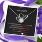 To My Soulmate Always and Forever Love Knot Necklace