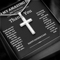 Happy Father's Day Dad-Cross Necklace