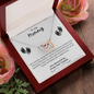 To My Mommy Interlocking Heart Necklace