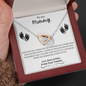 To My Mommy Interlocking Heart Necklace