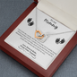 To My Mommy Interlocking Heart Necklace