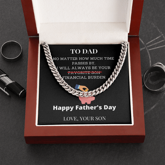 Father's Day From Son-Cuban Link Chain