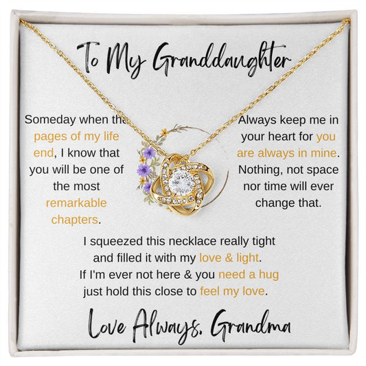 Gift for Granddaughter, Granddaughter necklace, Birthday gift, Graduation Gift