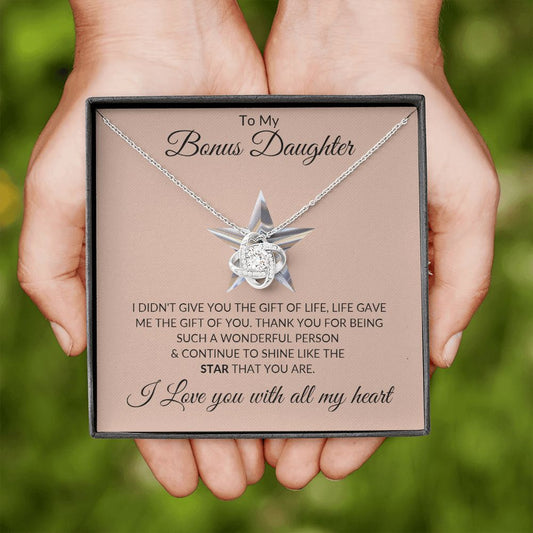 To My Bonus Daughter Gift With Love on Christmas, Birthday, Special Occasion